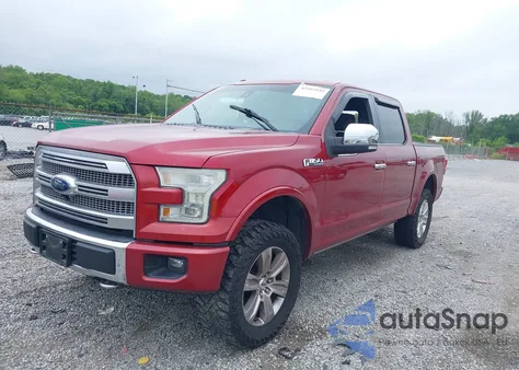 2015 Ford F-150 Platinum из США, поврежденный, VIN 1FTEW1EF4FFC35921